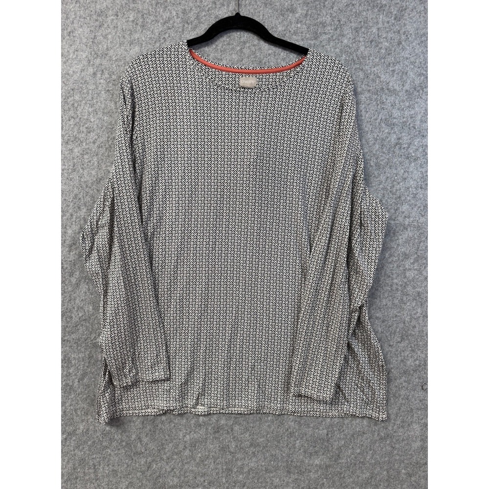 Chico's Geometric Print Long Sleeve Pullover Women's Size 4 NWT